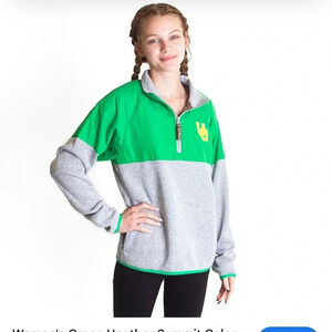 University of Oregon women’s pullover sweatshirt‎ jacket 1/4 1/2 zip small EUC